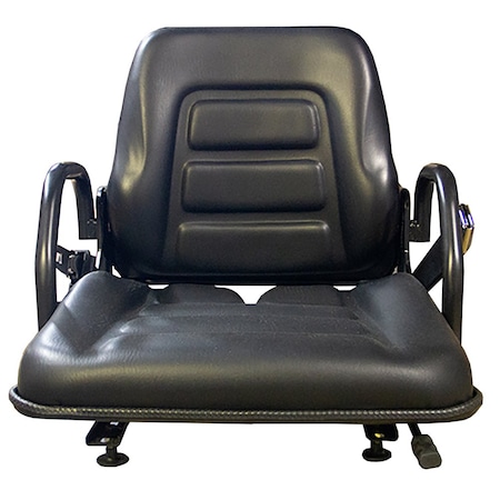 Aftermarket Universal Fold Down Seat Black Fits ZTR's SEQ90-0397